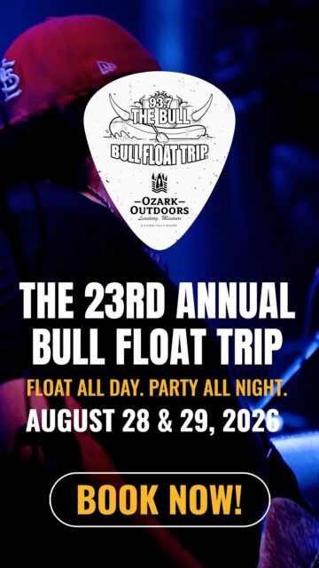 IT'S OFFICIALLY BULL FLOAT MONTH!๐ค ๐ป๐ฅ
The countdown is ON - two days of floating, camping, country music, and partying along the Meramec River. Grab your crew and join us August 28-29 for the 23rd Annual Bull Float Trip
Don't wait.. you don't wanna miss this ๐
https://bullfloat.ozarkoutdoorsresort.com/