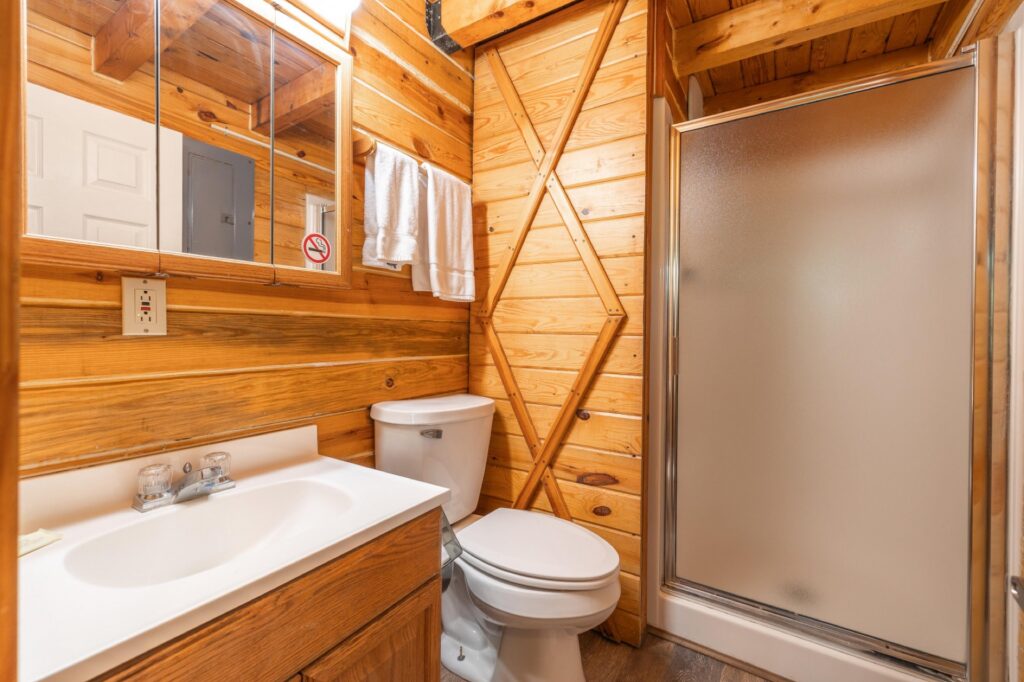 Bathroom inside a Country Cabin