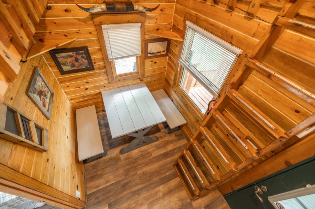 Living room inside a Country Cabin